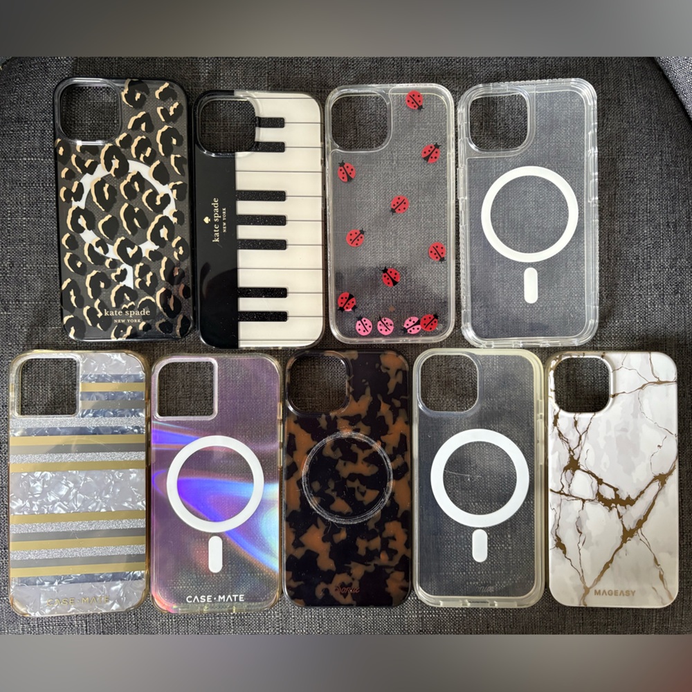 Kate Spade Lot of iPhone 14 Cases with Bonuses